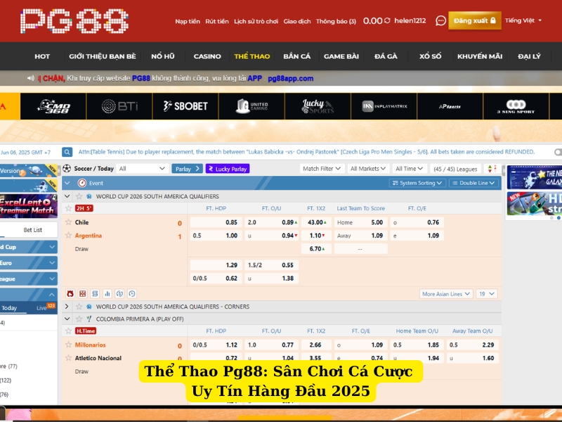 thể thao pg88 sân chơi cá cược uy tín hàng đầu 2025